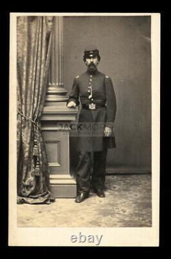 1 of 2 Civil War Soldier by New York Photographer Pendleton 1860s CDV Photo