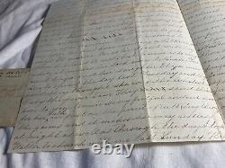 1333 CIVIL WAR LETTER TO 47th NY OFFICER HILTON HEAD SC with NOTED ARAGO WARSHIP