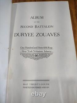 165th N. Y. ALBUM OF THE SECOND BATTALION DURYEE ZOUAVES Civil War Photos 1st ed