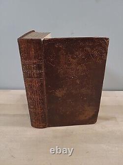 1832 HOLY BIBLE antique PRE CIVIL WAR ERA leather AMERICAN BIBLE SOCIETY old