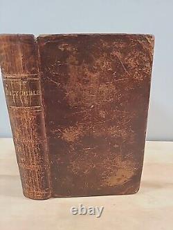 1832 HOLY BIBLE antique PRE CIVIL WAR ERA leather AMERICAN BIBLE SOCIETY old