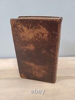 1832 HOLY BIBLE antique PRE CIVIL WAR ERA leather AMERICAN BIBLE SOCIETY old