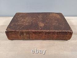 1832 HOLY BIBLE antique PRE CIVIL WAR ERA leather AMERICAN BIBLE SOCIETY old