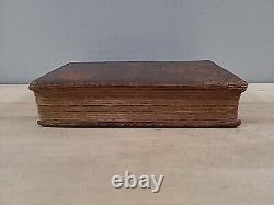 1832 HOLY BIBLE antique PRE CIVIL WAR ERA leather AMERICAN BIBLE SOCIETY old