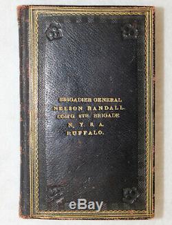 1838 BOOK Buffalo NY Malitia Civil War General SCHOOL OF THE GUNNER ARCULARIUS
