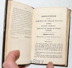 1838 BOOK Buffalo NY Malitia Civil War General SCHOOL OF THE GUNNER ARCULARIUS