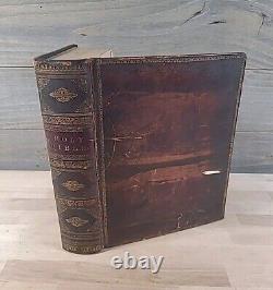 1839 HOLY BIBLE antique ROBINSON AND FRANKLIN antique PRE CIVIL WAR family OLD