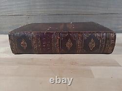 1839 HOLY BIBLE antique ROBINSON AND FRANKLIN antique PRE CIVIL WAR family OLD