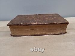 1842 HOLY BIBLE antique PRE CIVIL WAR ERA leather AMERICAN BIBLE SOCIETY old