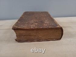 1842 HOLY BIBLE antique PRE CIVIL WAR ERA leather AMERICAN BIBLE SOCIETY old