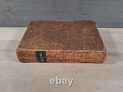 1844 HOLY BIBLE antique PRE CIVIL WAR leather AMERICAN BIBLE SOCIETY old FANSHAW