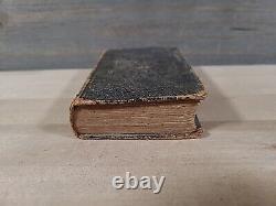 1849 NEW TESTAMENT german PRE CIVIL WAR leather AMERICAN BIBLE SOCIETY antique