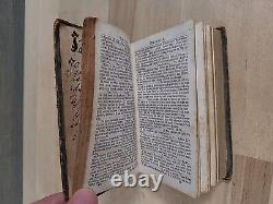 1849 NEW TESTAMENT german PRE CIVIL WAR leather AMERICAN BIBLE SOCIETY antique