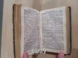 1849 NEW TESTAMENT german PRE CIVIL WAR leather AMERICAN BIBLE SOCIETY antique