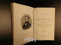 1853 Works of William Seward New York SLAVERY Lincoln Civil War 4v SET