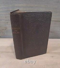 1854 NEW TESTAMENT antique PRE CIVIL WAR old AMERICAN BIBLE SOCIETY