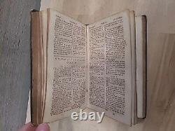 1854 NEW TESTAMENT antique PRE CIVIL WAR old AMERICAN BIBLE SOCIETY