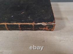 1855 NEW TESTAMENT german PRE CIVIL WAR leather AMERICAN BIBLE SOCIETY antique