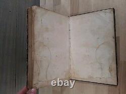 1855 NEW TESTAMENT german PRE CIVIL WAR leather AMERICAN BIBLE SOCIETY antique