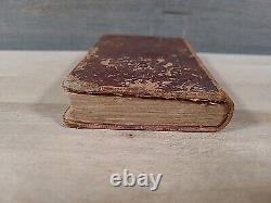 1857 NEW TESTAMENT 7th MAINE INFANTRY REGIMENT rare CIVIL WAR ERA leather OLD