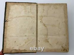1859 ANTIQUE AMERICAN BIBLE SOCIETY Leather Civil War Old New Testament ABS