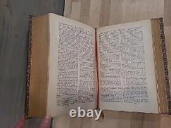 1859 HOLY BIBLE royal octavo AMERICAN BIBLE SOCIETY rare CIVIL WAR ERA antique