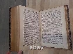 1859 HOLY BIBLE royal octavo AMERICAN BIBLE SOCIETY rare CIVIL WAR ERA antique