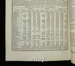 1860-1867 The Tribune Almanac, CIVIL WAR Lincoln Elections, Slavery, Rights Bill