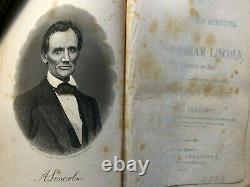1860 Abraham Lincoln 1st Edition Pre-Civil War Speeches Life & Public Service