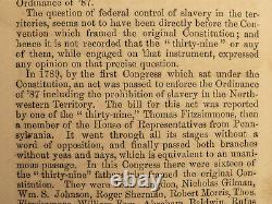 1860 RARE 1ed Abraham Lincoln & Hamlin Slavery Douglas Debates pre Civil War