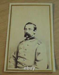 1860's'CDV Photo'CIVIL WAR Soldier OFFICER NEW YORKGray UNIFORM
