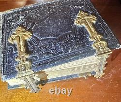 1860s 1870s Photo Album with Some CDV Tintype & Civil War Tax Stamps