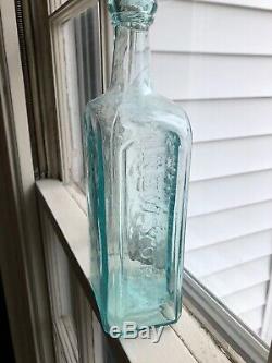 1860s Civil War Era Crude Sands Genuine Sarsaparilla New York Bottle