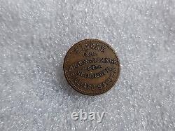 1860s T. Ivory Billiard Pool Saloon 1 Cent F-95D New York Civil War Token