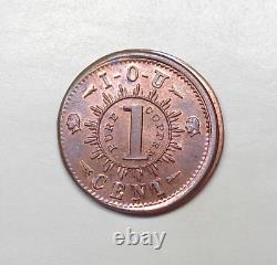 (1861-5) US Civil War Token Washington Restaurant, B'way, NY, F-NY630CD-1a