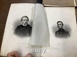 1861-62 12 Vols. The Rebellion Record Civil War History With Portraits & Maps