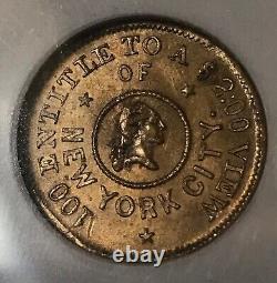 (1861-65) New York civil war token, C. Magnus Printing, Scarce