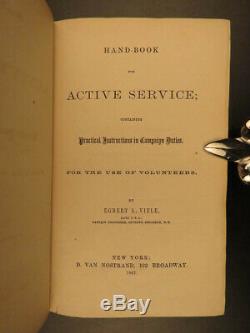 1861 CIVIL WAR Hand-Book CAPTAIN Kimball PROVENANCE Manual Battles Illustrated