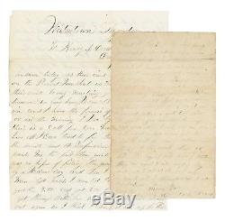 1861 Civil War Letter Filling NY Enlistment Quotas, Middlefield, German Flatts