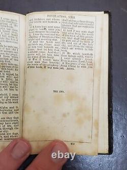 1861 New Testament Bible Civil War Soldier's Bible from NY Bible Society