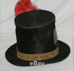 1862-1865 Civil War Era Top Hat Style Orig WH Clute & Son, NY, with Eagle Insignia