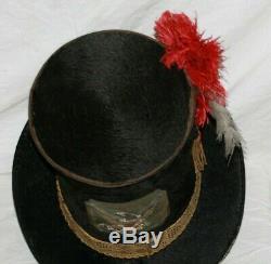 1862-1865 Civil War Era Top Hat Style Orig WH Clute & Son, NY, with Eagle Insignia