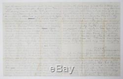 1862 Civil War Letter 14th New York Corporal Describes Regiment's Movements