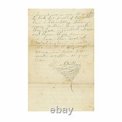 1862 Civil War Letter by Sgt Samuel Millard, 30th New York, Weeks Before MWIA