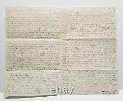 1862 Irksome Journey To Washington DC Civil War Soldier Letter 24th NY #8