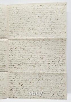 1862 Irksome Journey To Washington DC Civil War Soldier Letter 24th NY #8