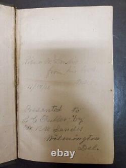 1862 KJV Civil War New Testament Signed by Robert W. Landis, Baptist Minister