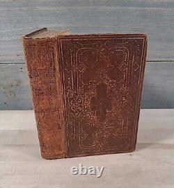 1862 NEW TESTAMENT civil war era GERMAN AND ENGLISH old AMERICAN BIBLE SOCIETY