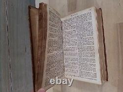 1862 NEW TESTAMENT civil war era GERMAN AND ENGLISH old AMERICAN BIBLE SOCIETY