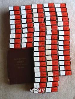 1863-1874 New York Times Microfilm + Print Index 69 reels complete Civil War